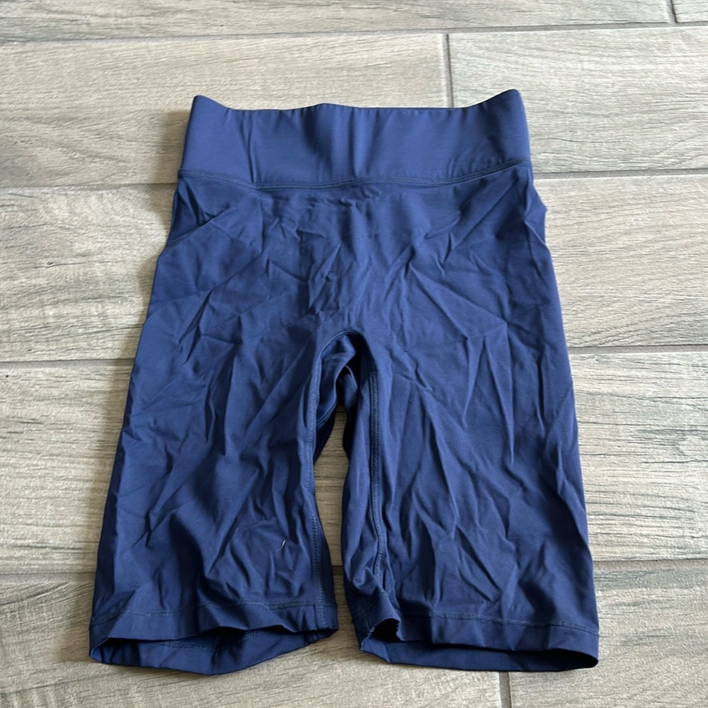 All access navy bike shorts